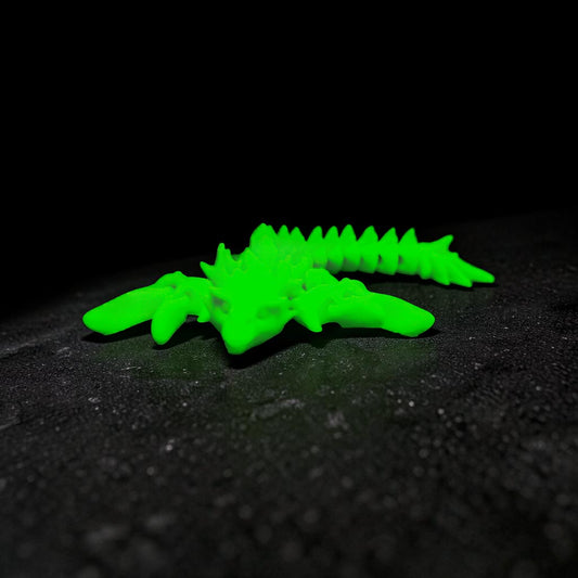 3D Gedruckter Baby Drache - Gelenkdrache - Fidget Spielzeug