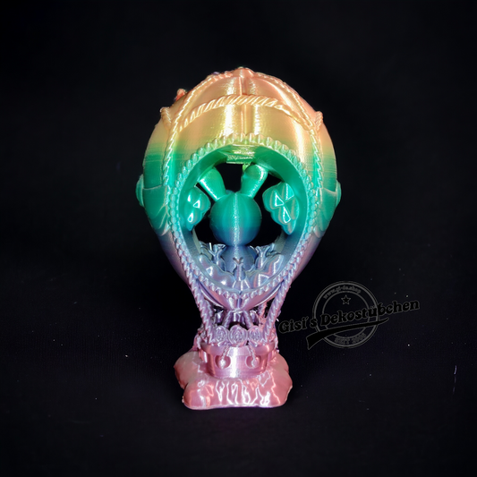 3D Hase im Heißluftballon by Koza Design