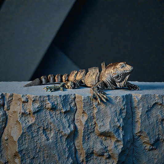 3D gedruckter LEGUAN Anti Stress Spielzeug