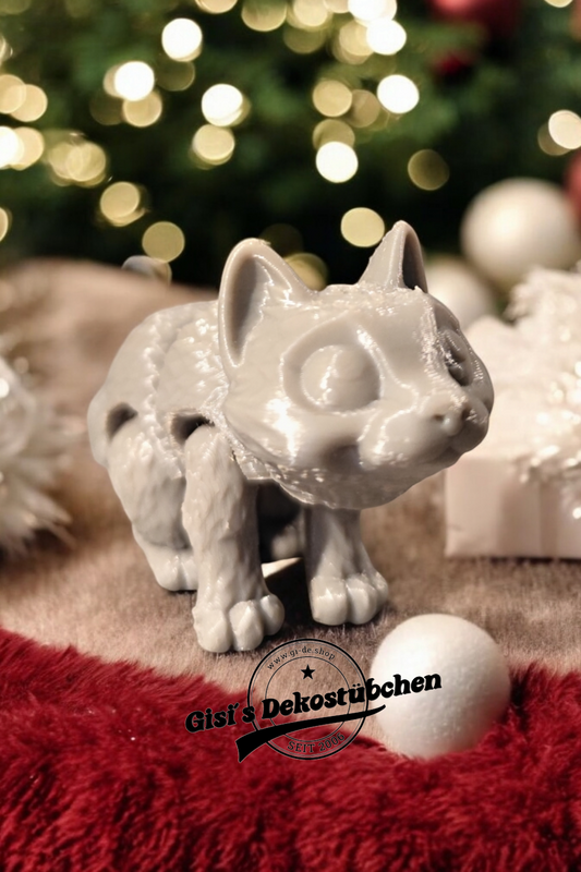 3D gedruckte kleine Katze Fidget Flexibles