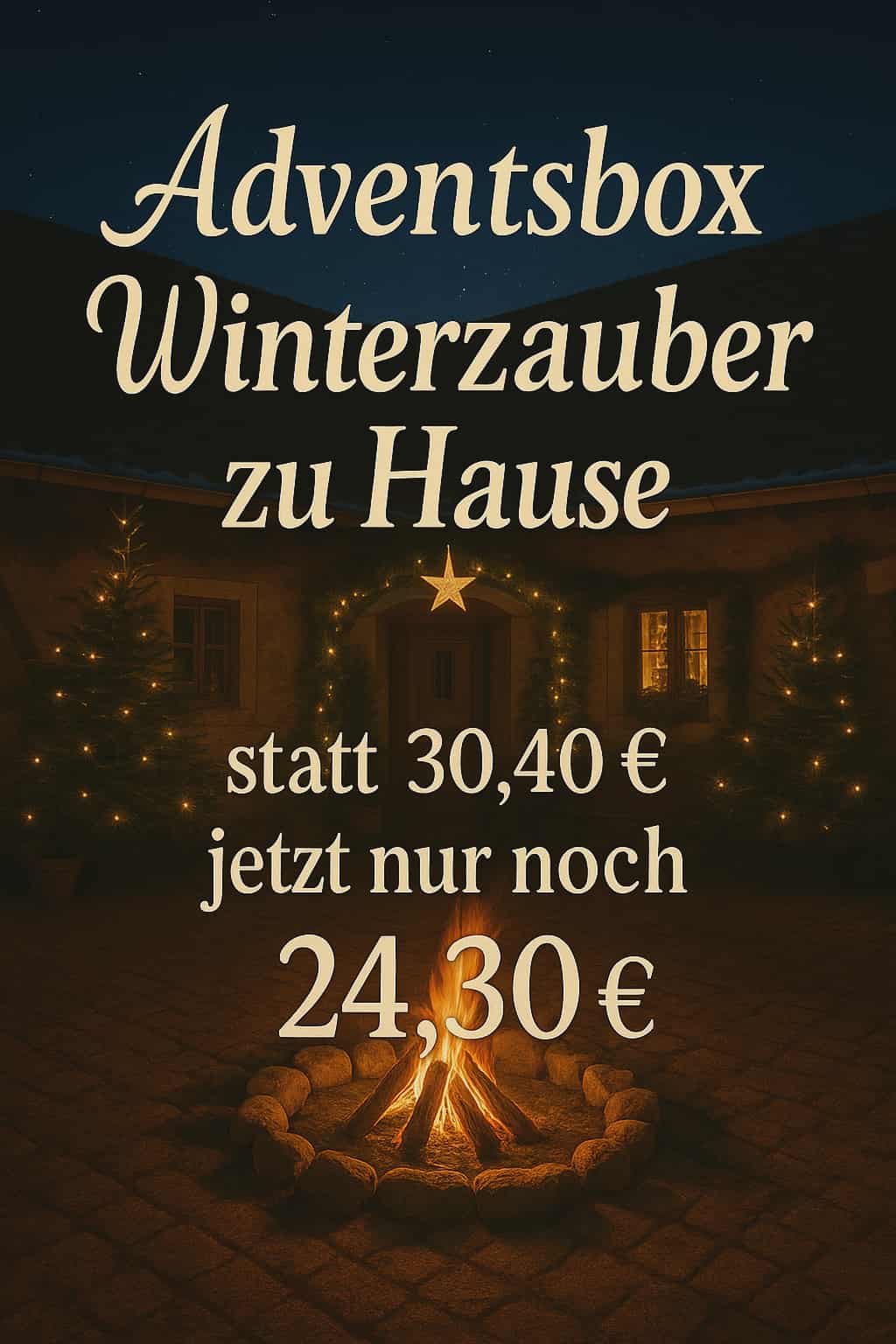„Adventsbox Winterzauber Zuhause – liebevolle Deko im Set“