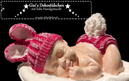 Babyfigur Mädchen oder Junge Dekoration Figur Skulptur