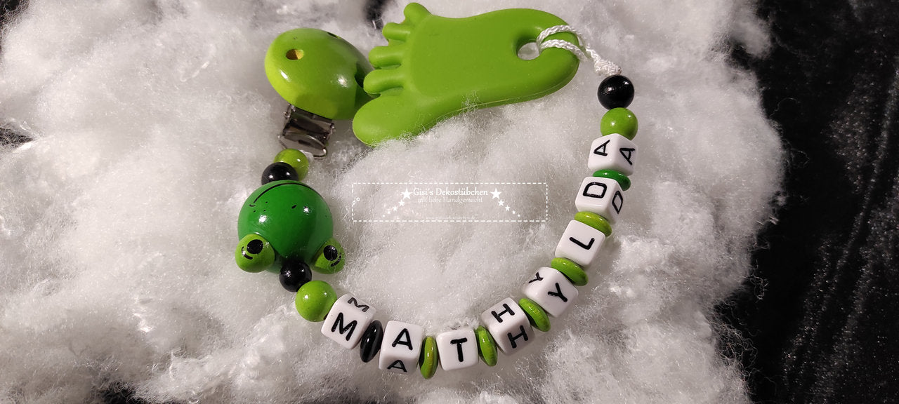 Beißkette mit Namen Mädchen / Junge