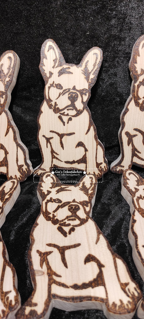 Brettchen mit Brandmalerei