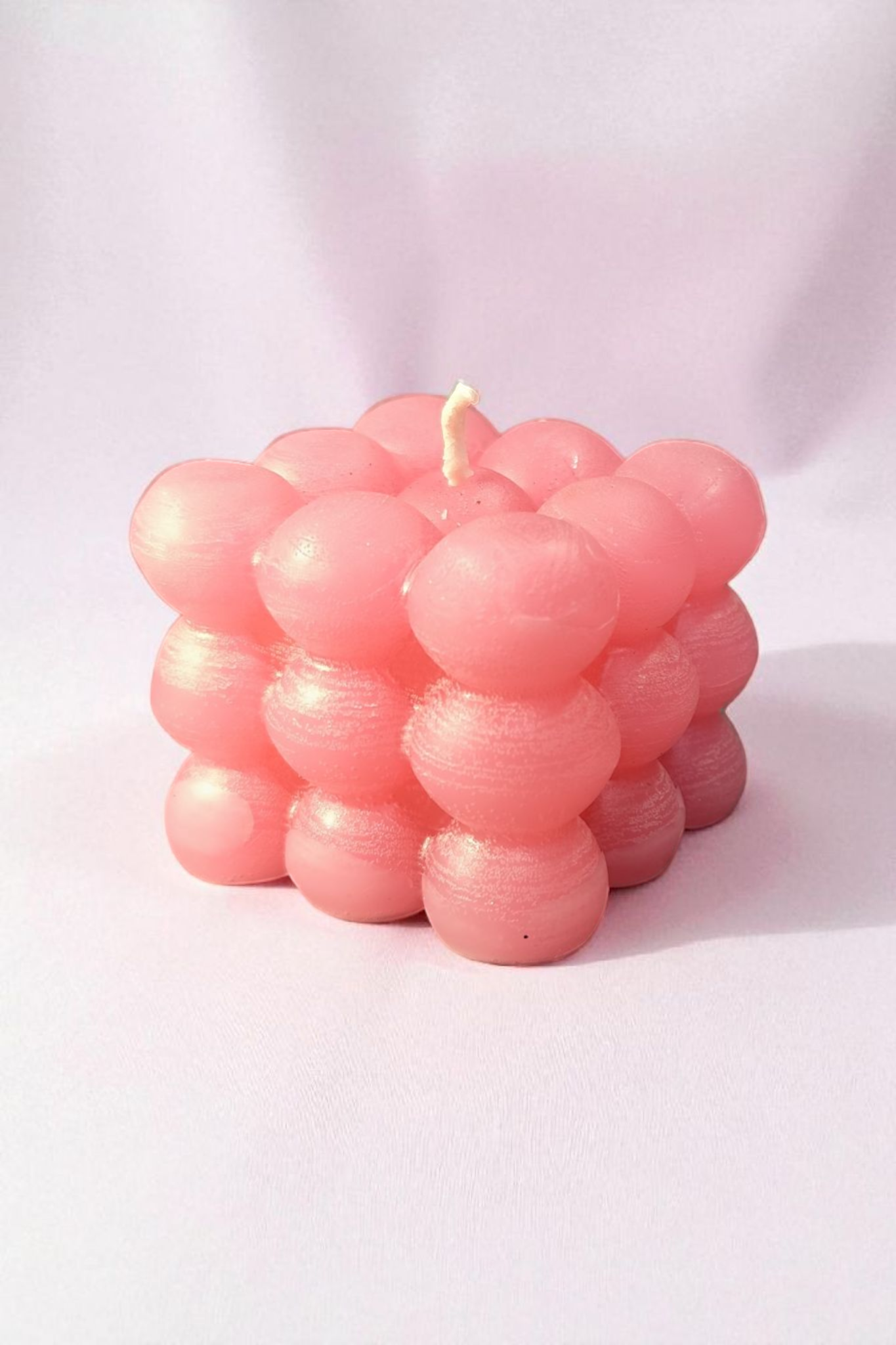 Bubble Kerze – handgemacht aus Paraffinwachs – 6 cm – Wunschfarbe & Duft – dekorative Designkerze