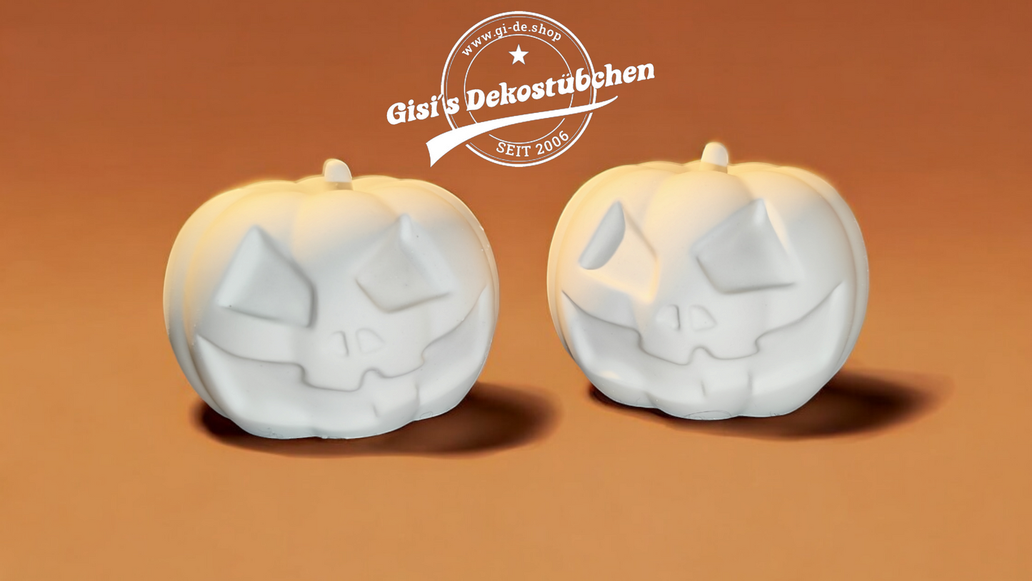 Deko Kürbis mit Gesicht