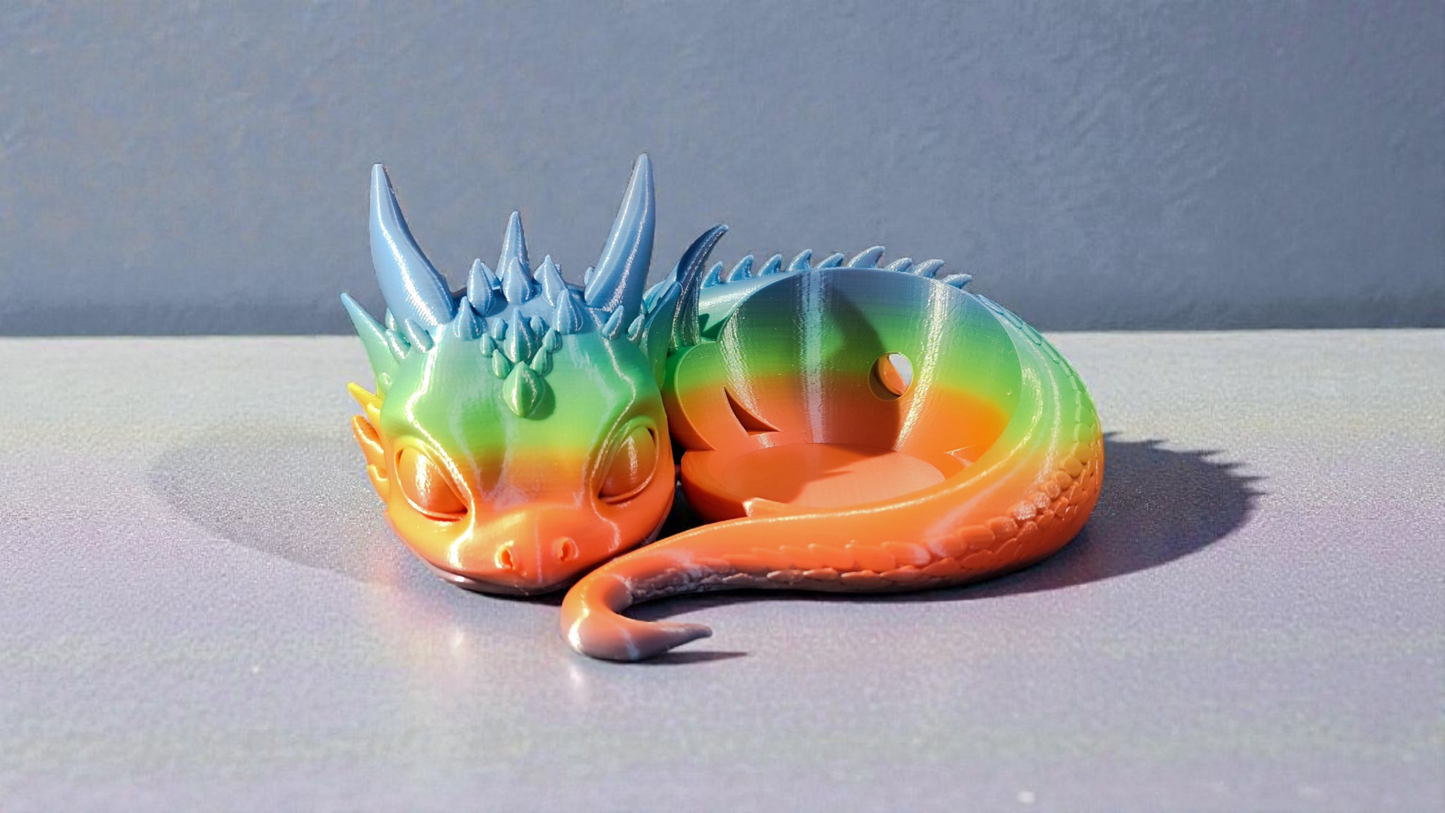 Drachen Halter Alexa Echo Dot 3D Druck - Baby Drache Lautsprecher Ständer PLA