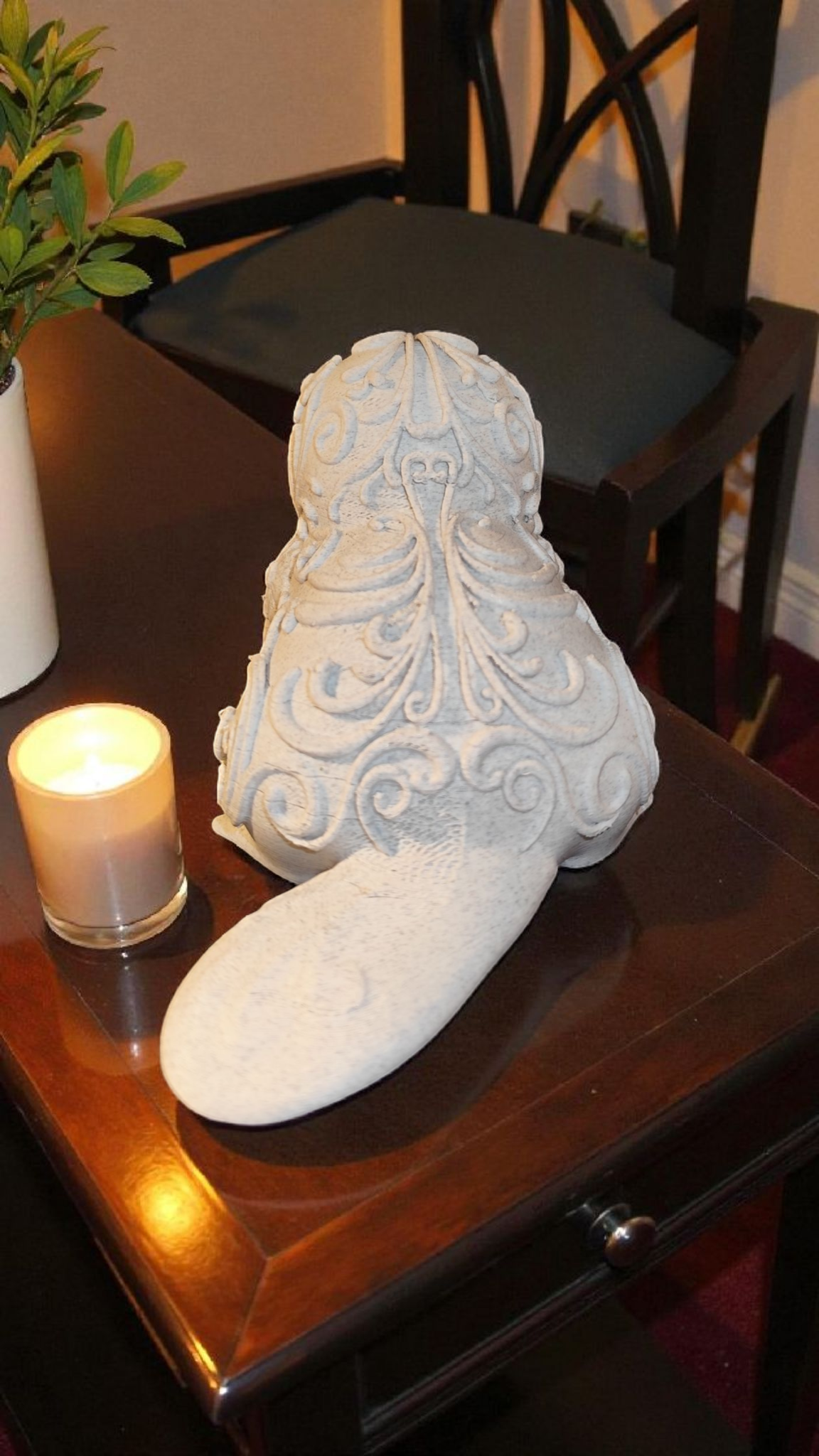 Elegantes 3D-gedrucktes Schnabeltier mit Ornamenten Wunschfarbe Cinderwing3D