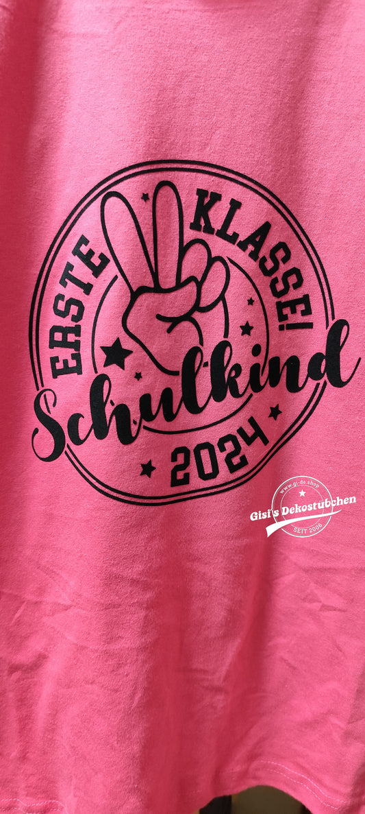 Erstklässler T-Shirt: T-Shirt für Kinder. Schulkind 2027 Shirt. Geschenk zur Einschulung