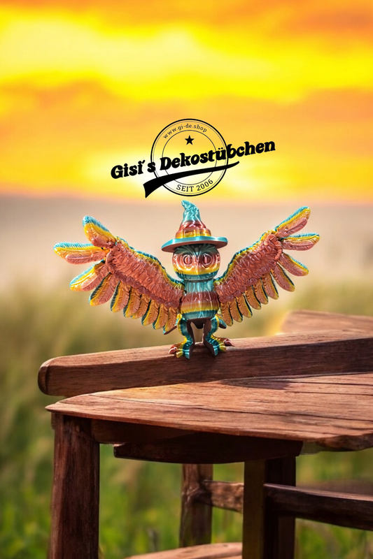 Eule mit Halloween Hexenhut