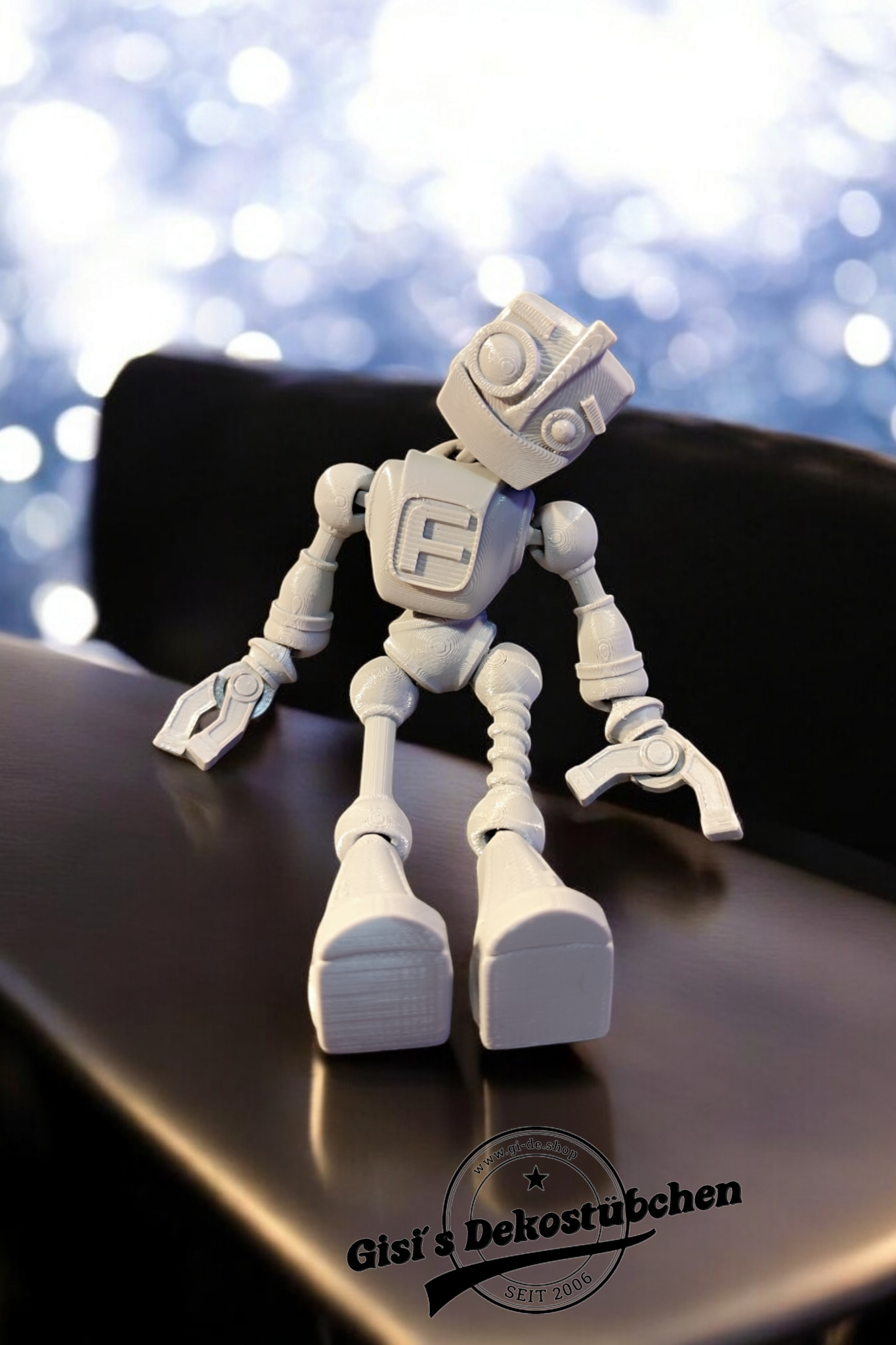 Flexi Roboter | Gelenk-Roboter Zappel-Spielzeug mit öffnenden Händen | 3D Gedruckt Schreibtisch