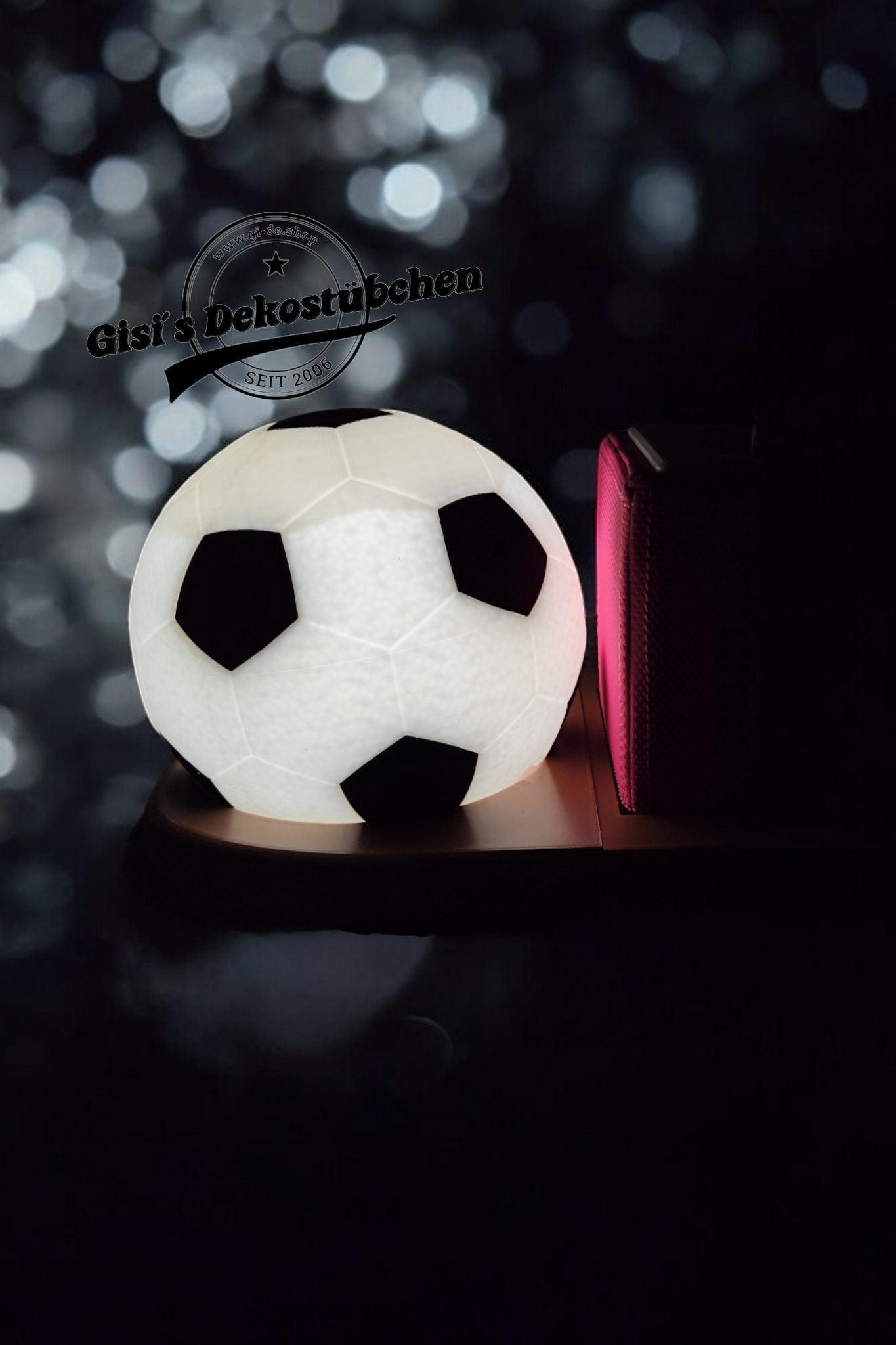 Fußball Nachtlicht für Tonie Box, Ständer für Ladestation und Box, Kinder Zimmer, Geschenk, Deko