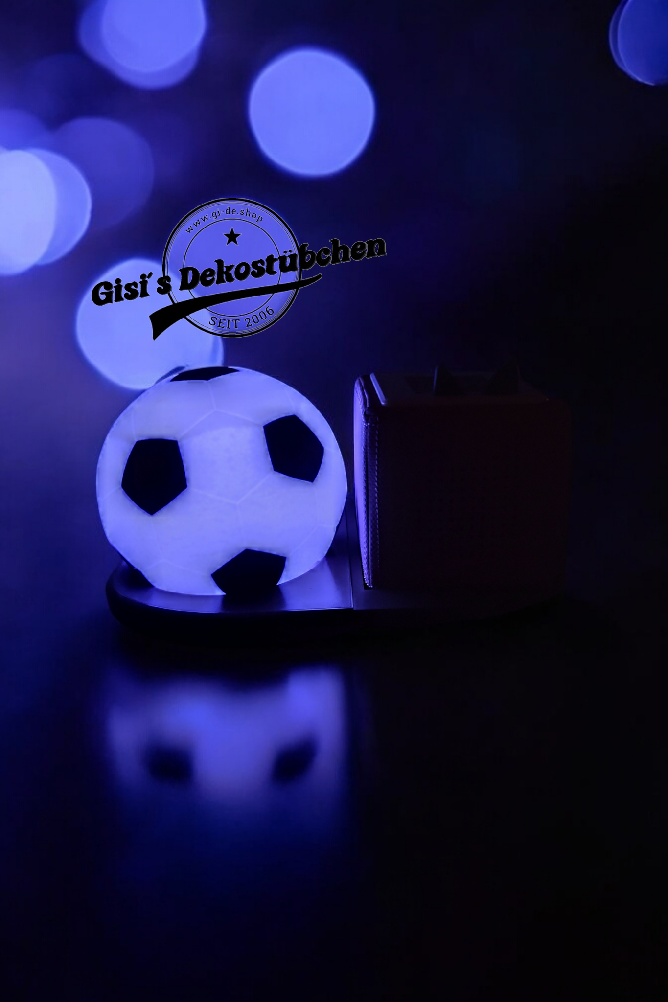 Fußball Nachtlicht für Tonie Box, Ständer für Ladestation und Box, Kinder Zimmer, Geschenk, Deko