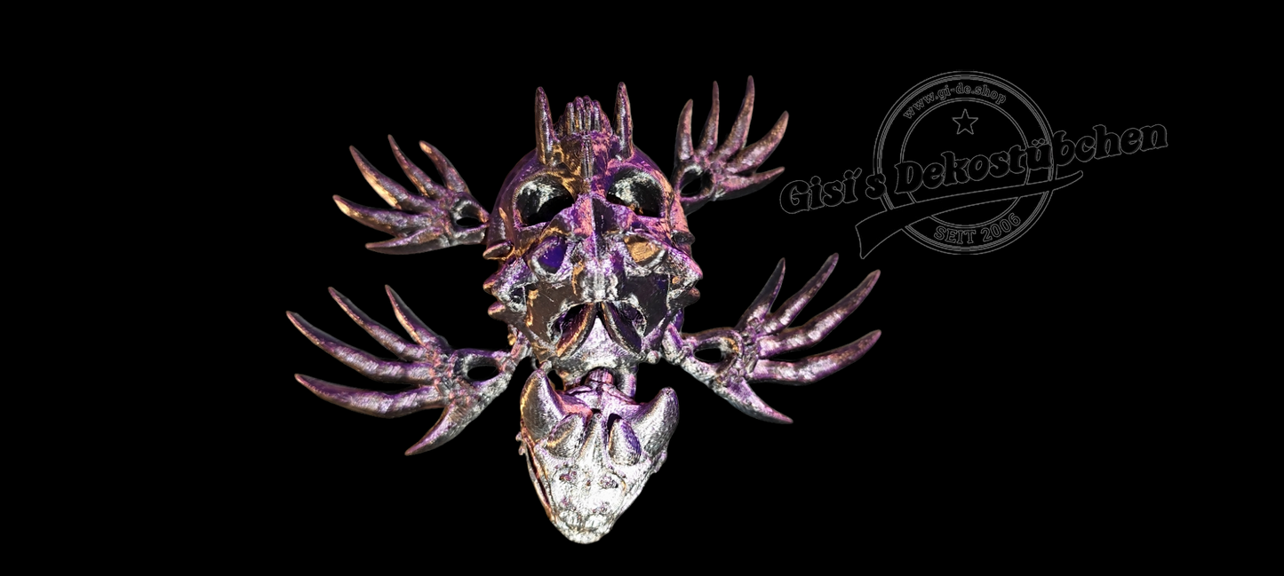 Halloween Skelett Schildkröte Gelenktier