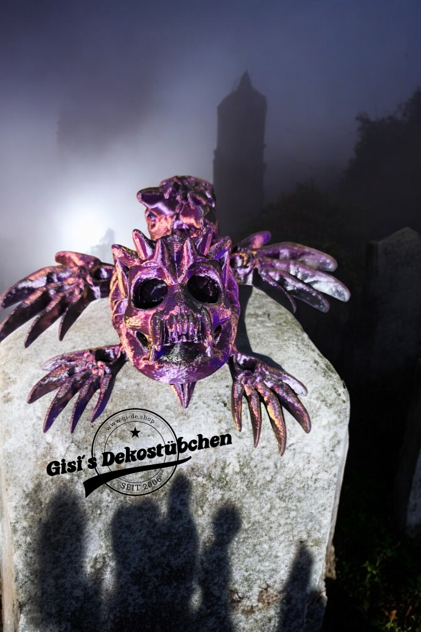 Halloween Skelett Schildkröte Gelenktier