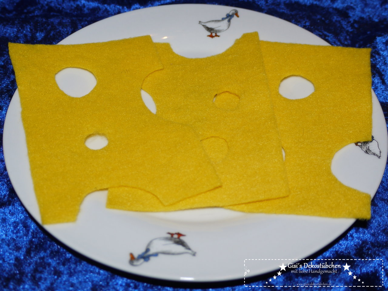 KÄSE aus Filz für die Kinderküche