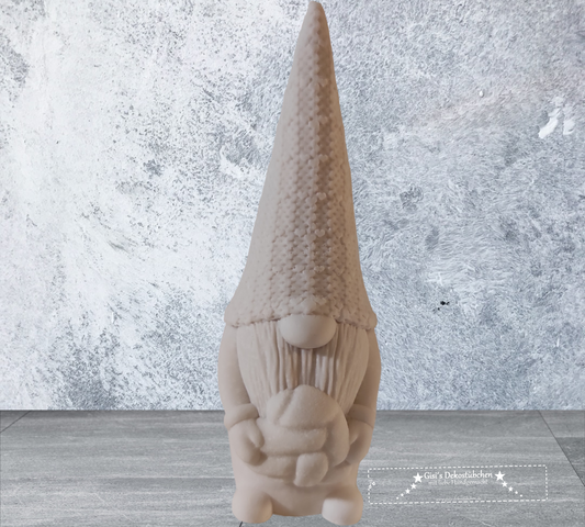 Keramik Wichtel Nr. 2 mit Herz in den Händen