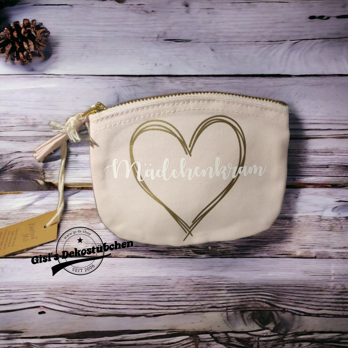 Kosmetiktasche personalisiert Mädchenkram