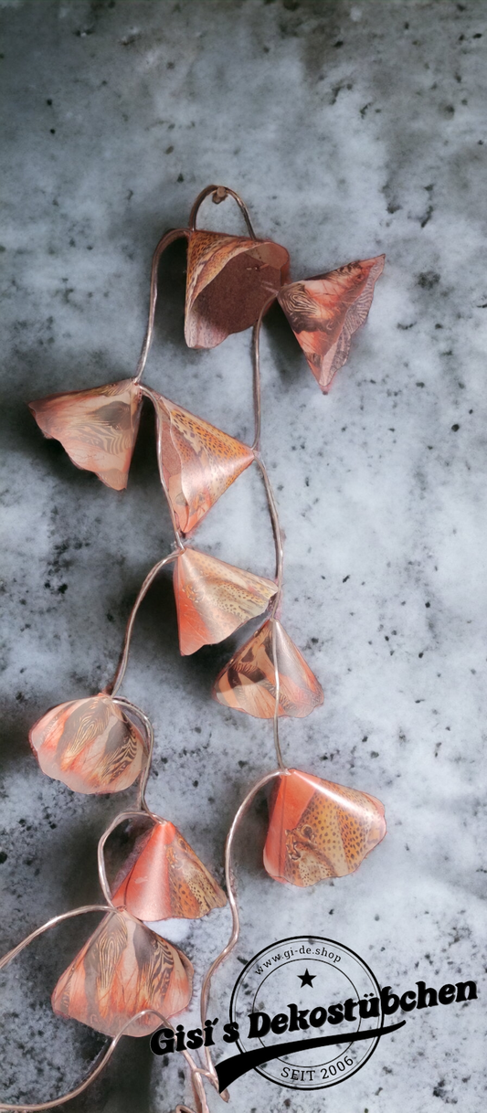 Lampe mit Lichterkette Afrika Tiere Zebras, Geparden mit LED