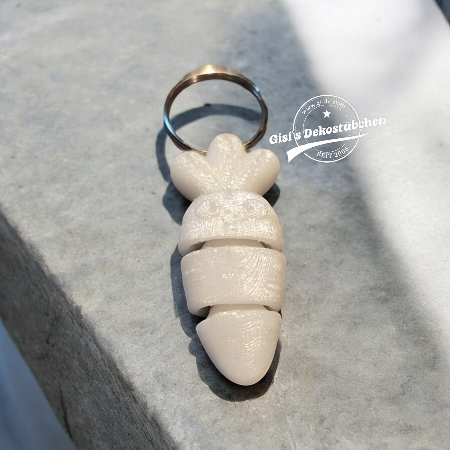 Mini-Flexi-Karotte-Schlüsselanhänger