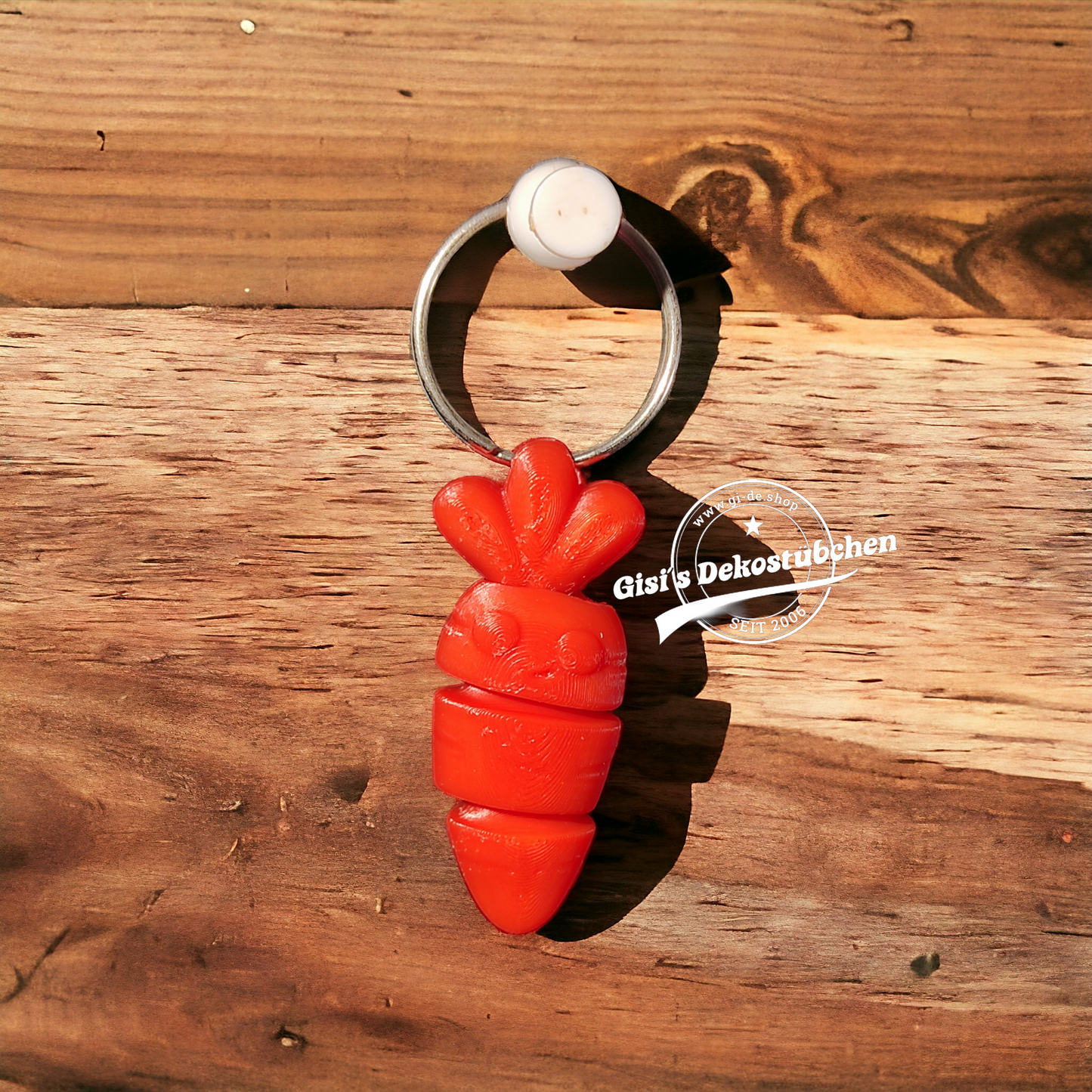 Mini-Flexi-Karotte-Schlüsselanhänger