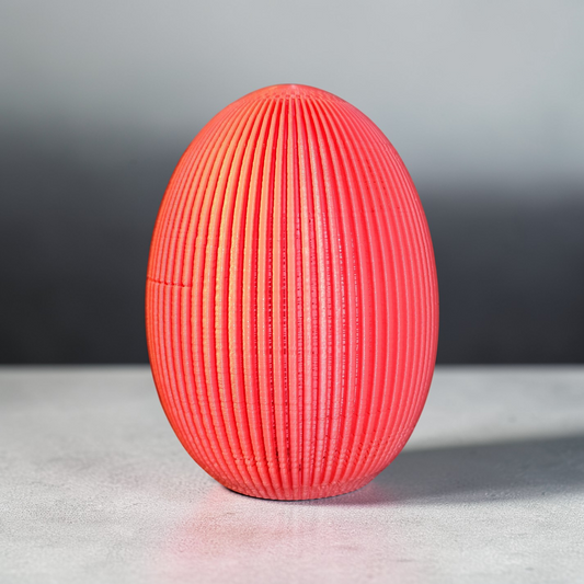 🥚 Moderne Rillen-Ostereier aus dem 3D-Druck – einzeln oder im 3er-Set