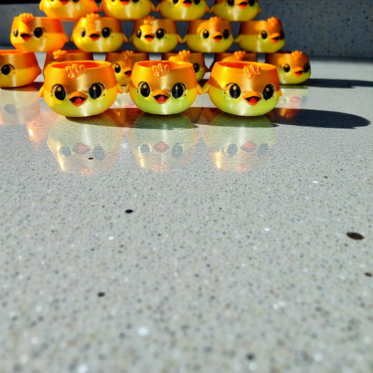 Niedlicher Küken-Eierbecher aus dem 3D-Druck