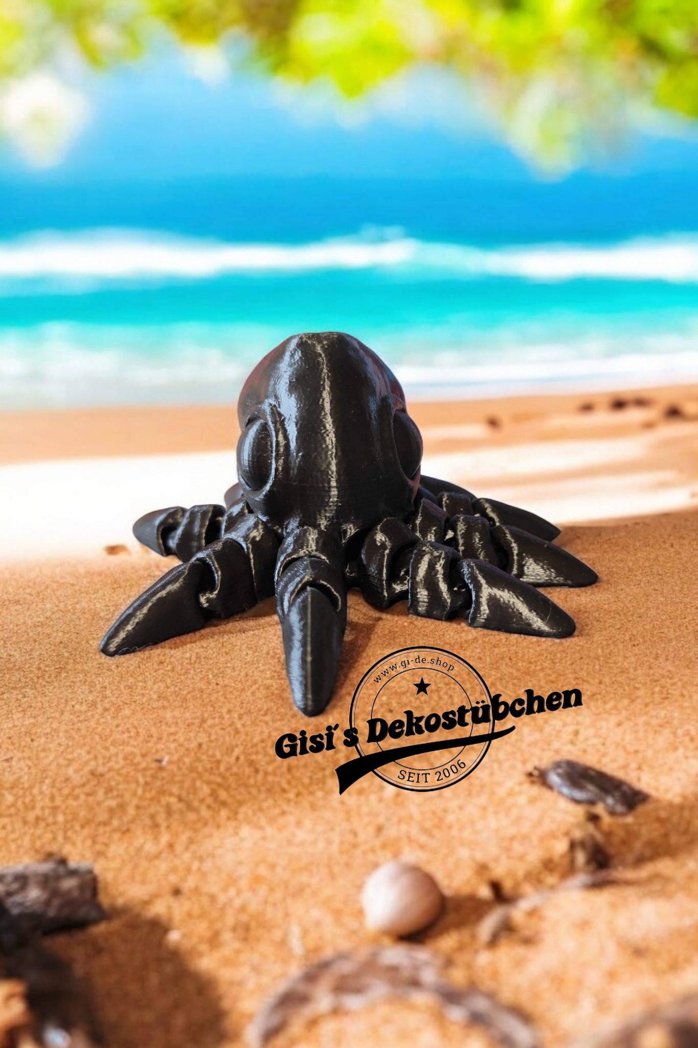 Octopus Krake voll beweglich viele Farben