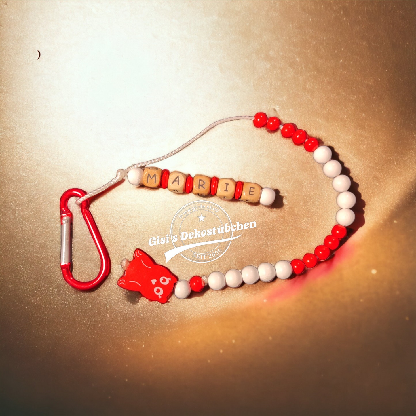 Rechenkette mit Motiv Name Zählhilfe
