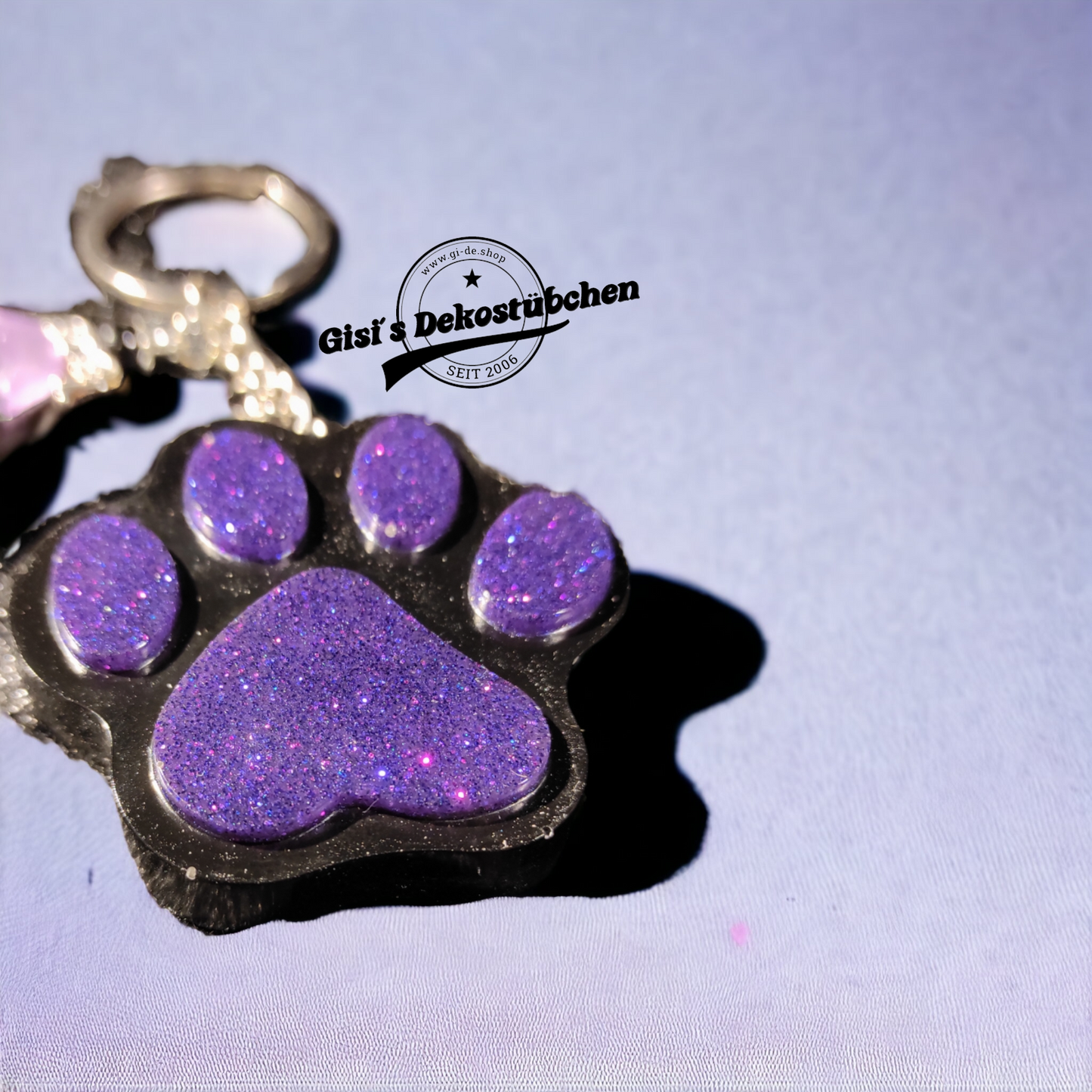 Resin Harz Schlüsselanhänger Pfote