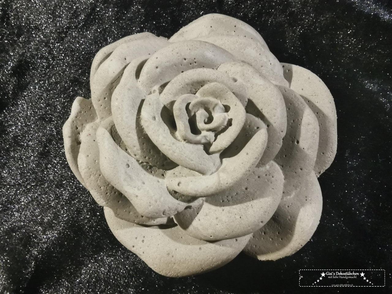 Rose aus Beton Handarbeit Wetterfest unikat