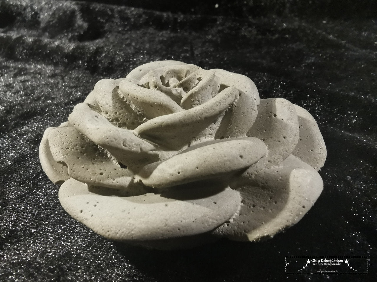 Rose aus Beton Handarbeit Wetterfest unikat