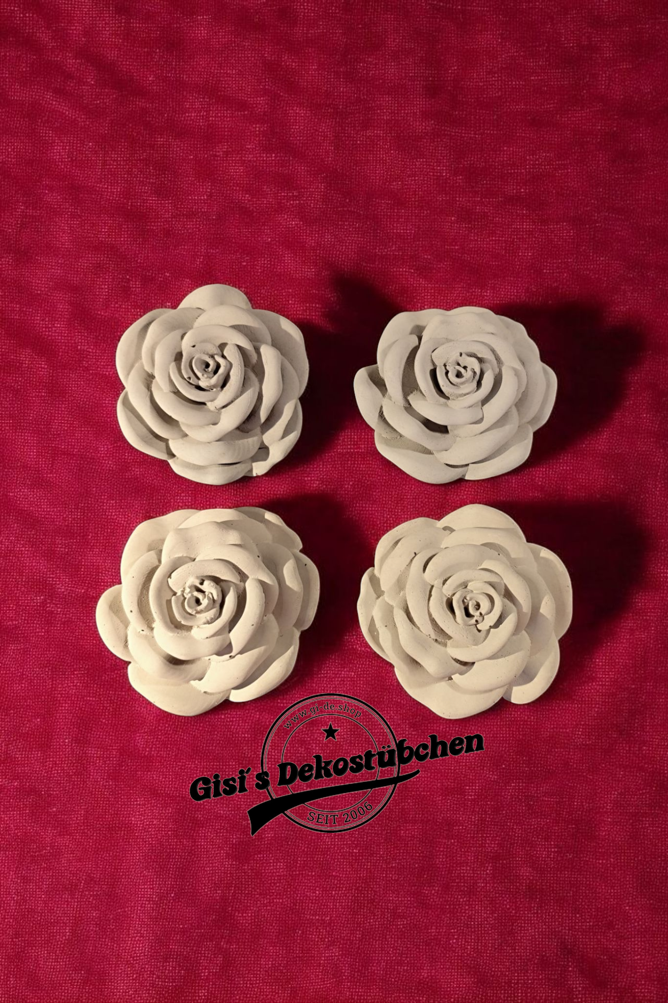 Rose aus Beton Handarbeit Wetterfest unikat