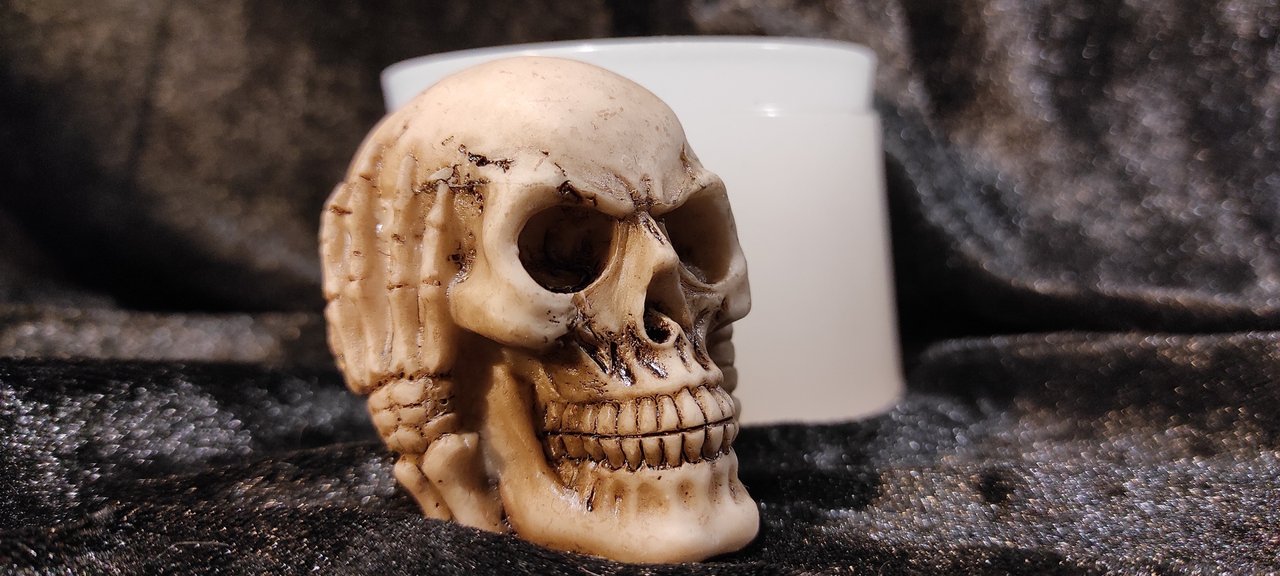 Schädel Totenkopf Silikonform Kerzenform