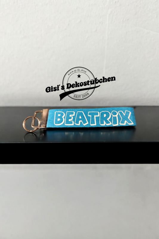 Schlüsselanhänger Filz personalisierbar