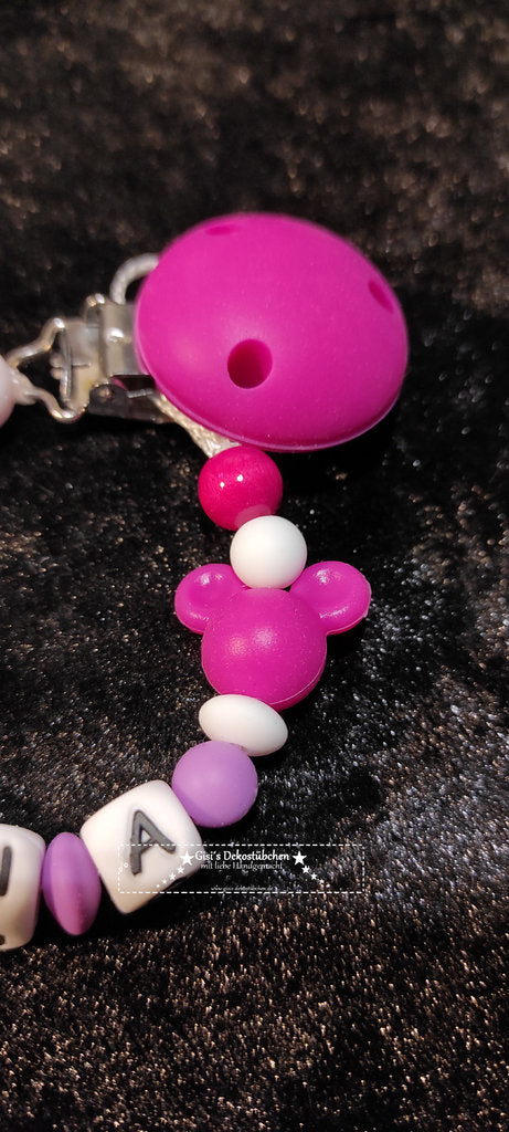 Schnullerkette Namen Maus Geburt Silikon