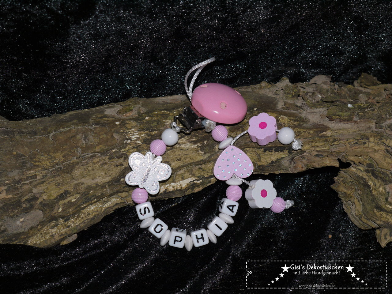 Schnullerkette mit Namen
