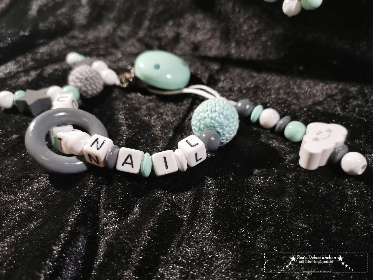 Schnullerkette Kinderwagenkette Set