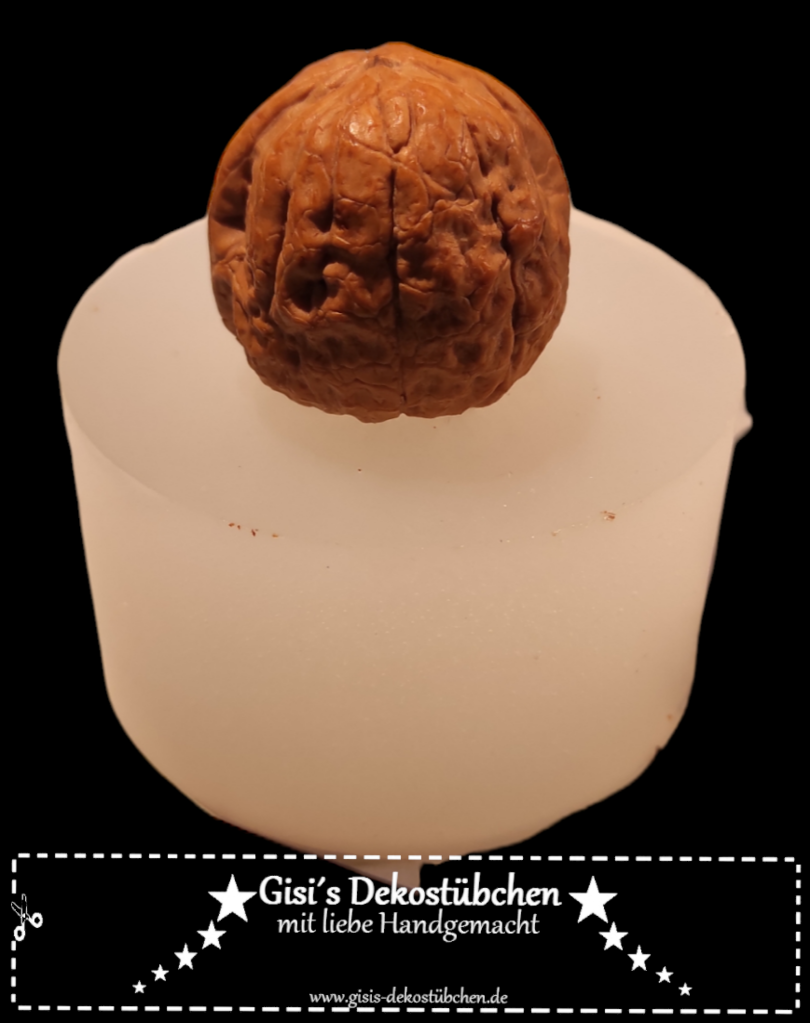 Silikonform Nuss Gießform Mold Walnuss Nuss