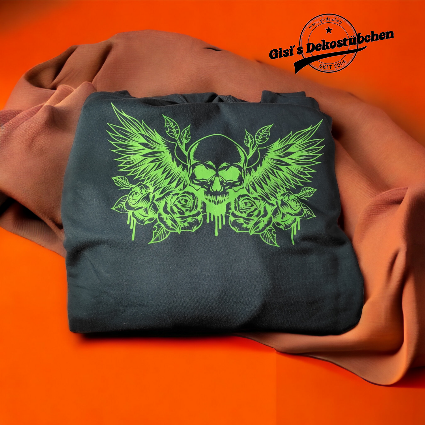 Skull Herren Hoodie | S-3XL | Hergestellt in Deutschland