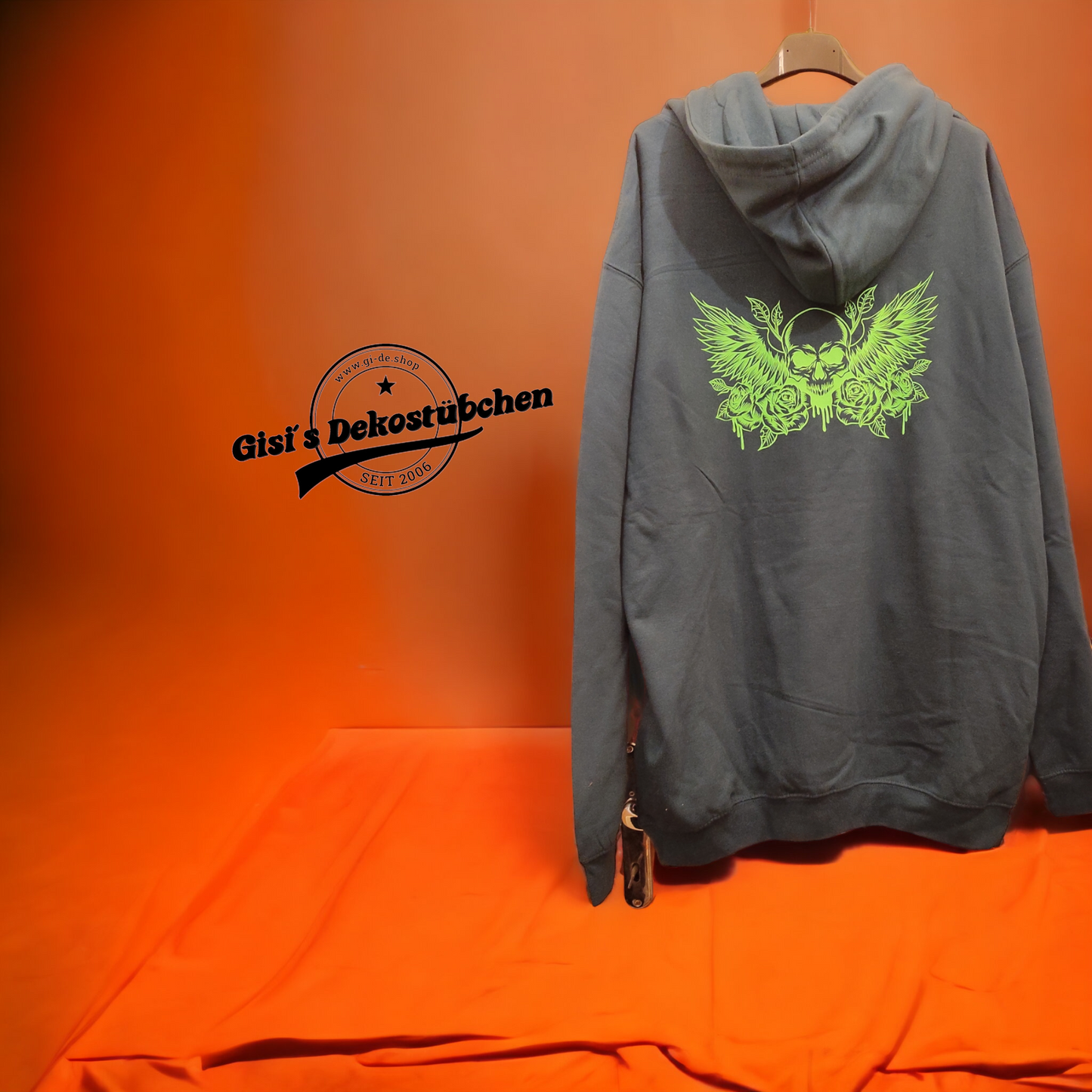 Skull Herren Hoodie | S-3XL | Hergestellt in Deutschland