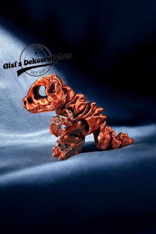 Winziges Skelett eines T-Rex Fidget Deko