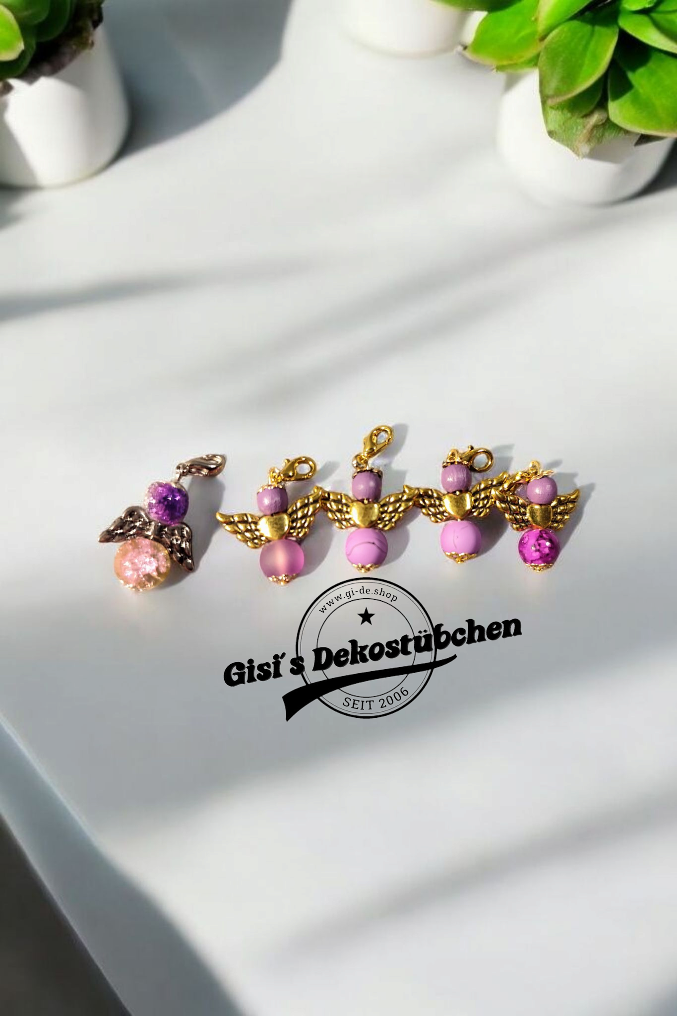 10 Schutzengel Anhänger Engel Glückbringer