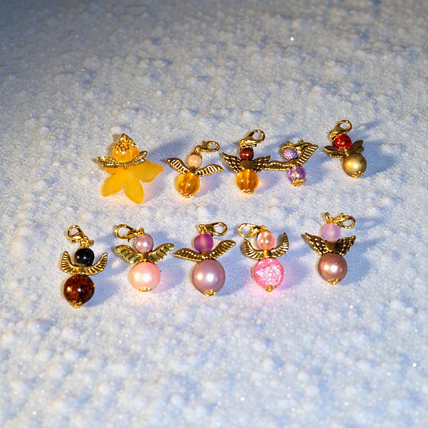 10 Schutzengel Anhänger Engel Glückbringer