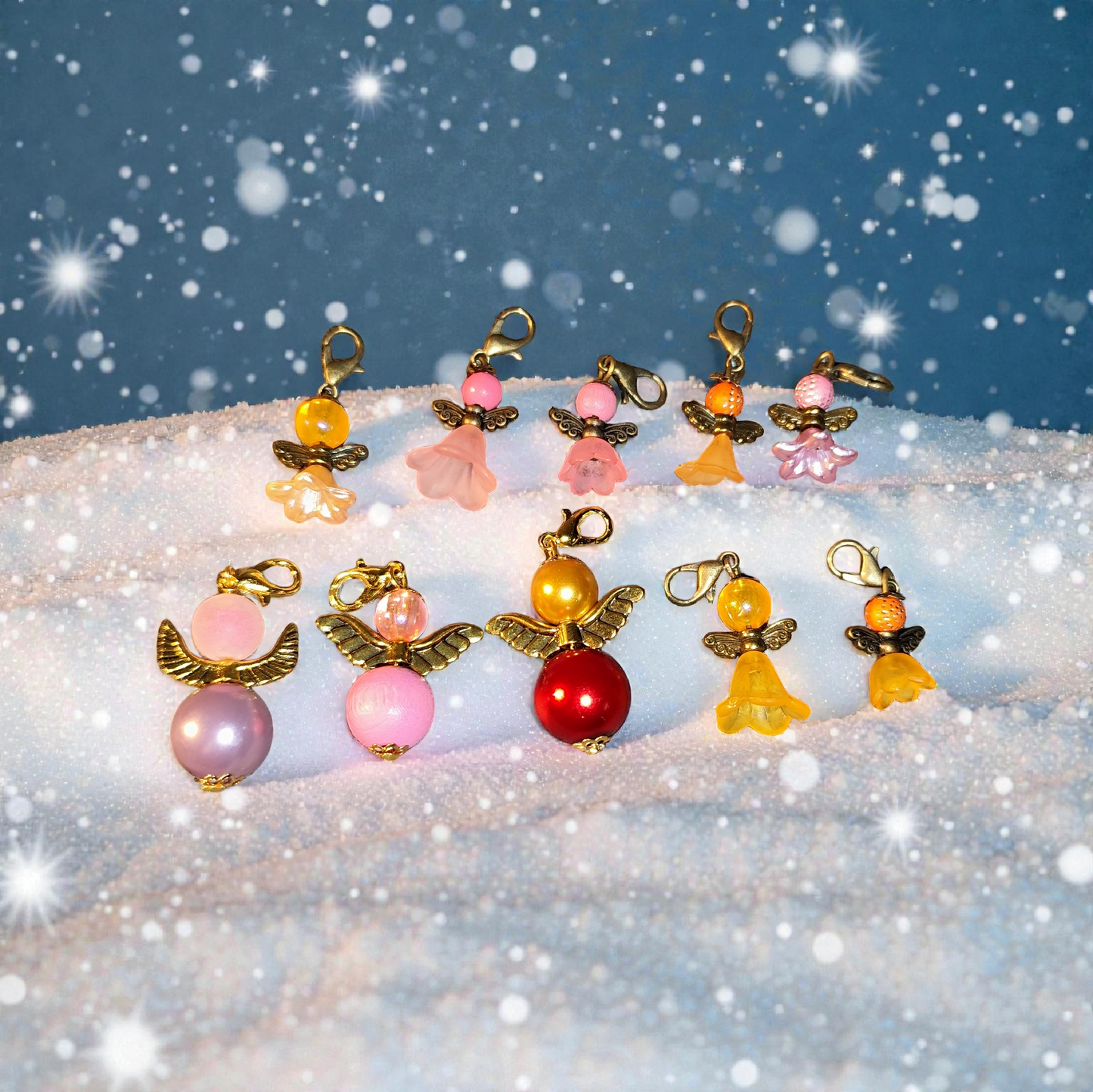 10 Schutzengel Anhänger Engel Glückbringer