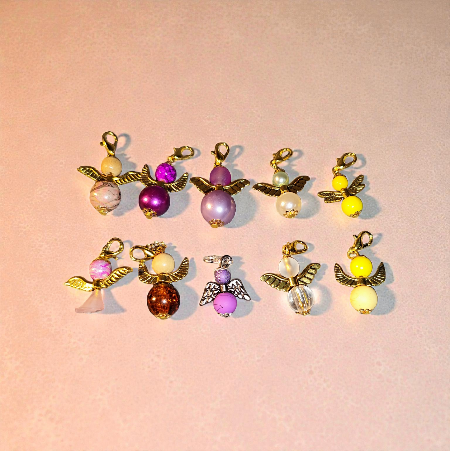 10 Schutzengel Anhänger Engel Glückbringer