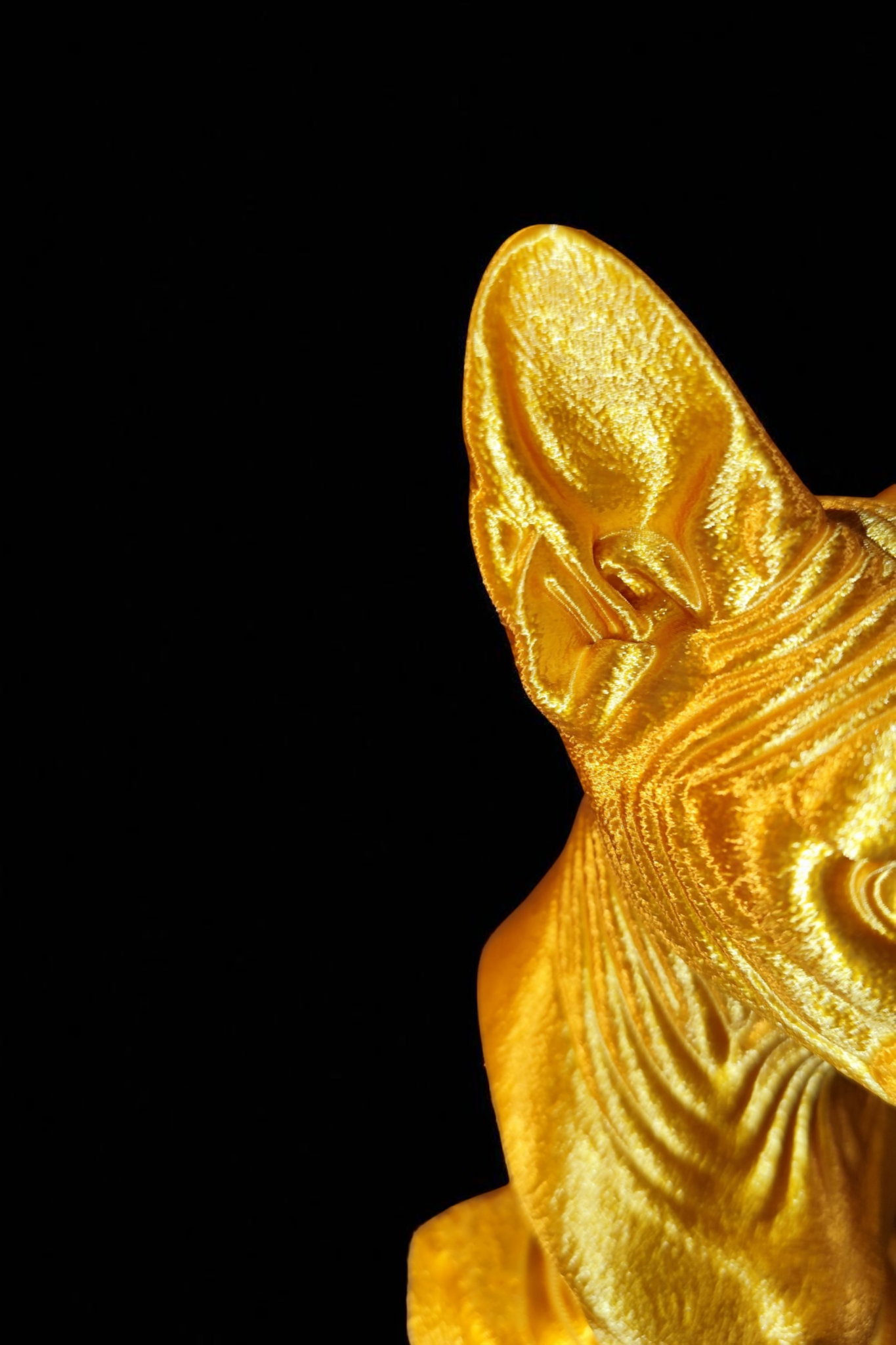 3D-Druck Sphinx Katze Büste – detailreiche Katzen Figur aus PLA – ca. 18 cm