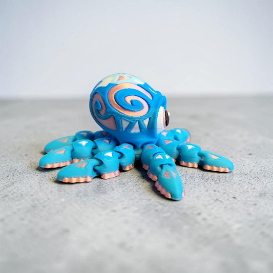 3D-Fidget Octopus – in 2 Varianten und 2 Wunschfarben