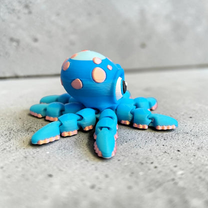 3D-Fidget Octopus – in 2 Varianten und 2 Wunschfarben