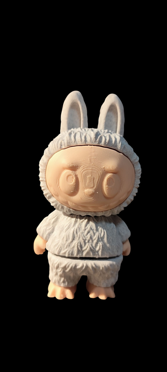 3D Druck Figur Labubu groß L – Wunschfarbe möglich – ca. 14x6x4 cm – PLA Dekofigur ---